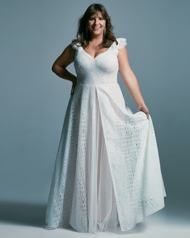 wyszczuplająca suknia ślubna plus size Santorini 4 4 Plus size wedding dresses