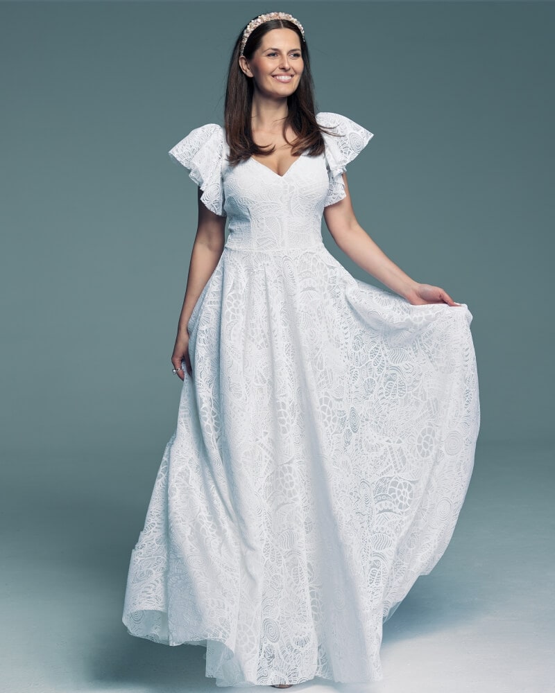 suknia ślubnqa z koronką Santorini 12 1 1 Slavica Wedding dresses